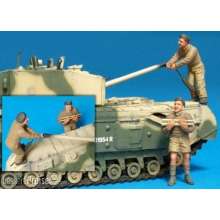 Hobby Fan HF587 - 1:35 Brit. Churchill Tank Crew (III)Ala./2Fig