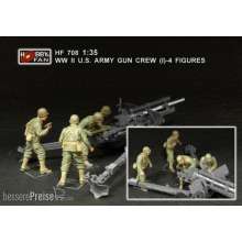 Hobby Fan HF708 - 1:35 WWII U.S. Army gun crew (set 1 / 4 fig.)