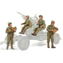 Hobby Fan HF720 - 1:35 WW II Bofors Gun Crew (I)-4 Figures