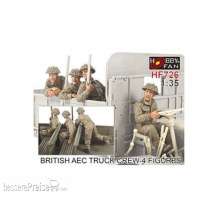 Hobby Fan HF726 - 1:35 British AEC Truck crew- 4 Figures