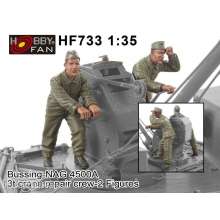 Hobby Fan HF733 - 1:35 Bussing-NAG 4500A 3t crane repair crew-2 Figures