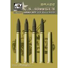 AFV-Club AG35040 - Bofors 40mm Ammo (Brass) in 1:35