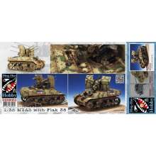 AFV-Club DH96002 - 1:35 M3A3 with quad 20mm Flak-38V