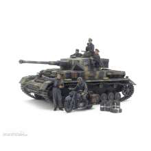 Tamiya 300025209 - 1:35 Dt. PzKpfw.IV Ausf.G m. Krad Ost F.