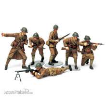 Tamiya 300035288 - 1:35 WWII Fig-Set Franz. Infanterie (6)