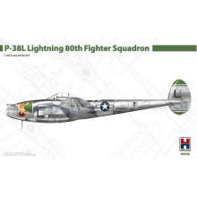 Hobby 2000 48028 - 1:48 P-38L Lightning 80th Fighter Squadron