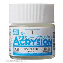 Mr Hobby - Gunze N-001 - Acrysion (10 ml) White