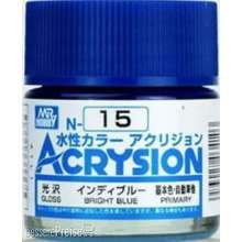 Mr Hobby - Gunze N-015 - Acrysion (10 ml) Bright Blue