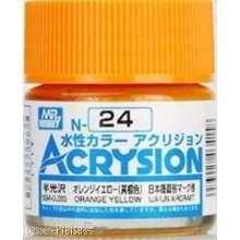 Mr Hobby - Gunze N-024 - Acrysion (10 ml) Orange Yellow