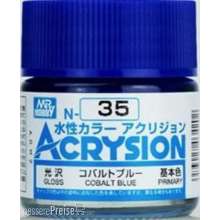 Mr Hobby - Gunze N-035 - Acrysion (10 ml) Cobalt Blue