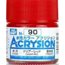 Mr Hobby - Gunze N-090 - Acrysion (10 ml) Clear Red