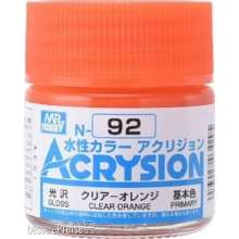 Mr Hobby - Gunze N-092 - Acrysion (10 ml) Clear Orange