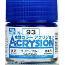 Mr Hobby - Gunze N-093 - Acrysion (10 ml) Clear Blue