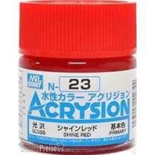 Mr Hobby - Gunze N-023 - Acrysion (10 ml) Shine Red