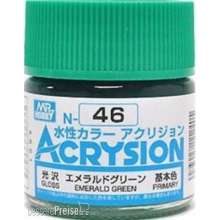 Mr Hobby - Gunze N-046 - Acrysion (10 ml) Emerald Green