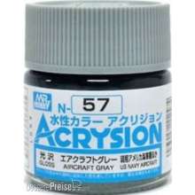 Mr Hobby - Gunze N-057 - Acrysion (10 ml) Aircraft Gray