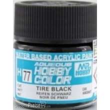 Mr Hobby - Gunze N-077 - Acrysion (10 ml) Tire Black