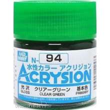 Mr Hobby - Gunze N-094 - Acrysion (10 ml) Clear Green