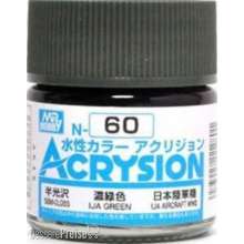 Mr Hobby - Gunze N-060 - Acrysion (10 ml) IJA Green