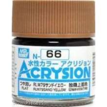 Mr Hobby - Gunze N-066 - Acrysion (10 ml) RLM79 Sand Yellow