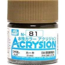 Mr Hobby - Gunze N-081 - Acrysion (10 ml) Khaki