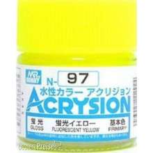 Mr Hobby - Gunze N-097 - Acrysion (10 ml) Fluorescent Yellow