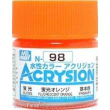 Mr Hobby - Gunze N-098 - Acrysion (10 ml) Fluorescent Orange