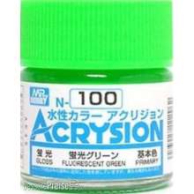 Mr Hobby - Gunze N-100 - Acrysion (10 ml) Fluorescent Green