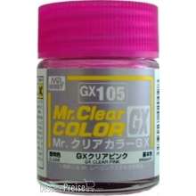 Mr Hobby - Gunze GX-105 - Mr. Clear Color GX (18 ml) Clear Pink