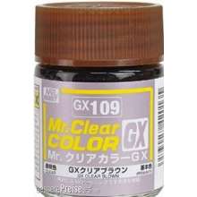 Mr Hobby - Gunze GX-109 - Mr. Clear Color GX (18 ml) Clear Brown