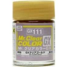 Mr Hobby - Gunze GX-111 - Mr. Clear Color GX (18 ml) Clear Gold