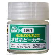 Mr Hobby - Gunze H-151 - Mr Hobby -Gunze Aqueous Hobby Colors (10 ml) White Pearl