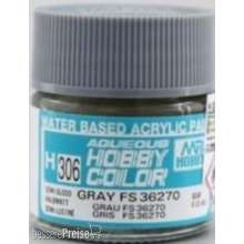 Mr Hobby - Gunze H-306 - Aqueous Hobby Colors (10 ml) Gray FS 36270