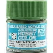 Mr Hobby - Gunze H-312 - Aqueous Hobby Colors (10 ml) Green FS 34227