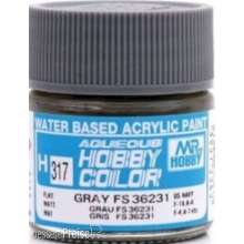 Mr Hobby - Gunze H-317 - Aqueous Hobby Colors (10 ml) Gray FS 36231