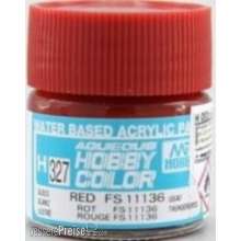 Mr Hobby - Gunze H-327 - Aqueous Hobby Colors (10 ml) Red FS 11136