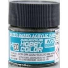 Mr Hobby - Gunze H-333 - Aqueous Hobby Colors (10 ml) Extra Dark Seagray BS381C/640