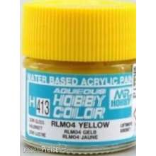 Mr Hobby - Gunze H-413 - Aqueous Hobby Colors (10 ml) RLM04 Yellow