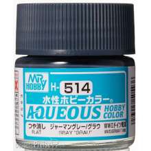 Mr Hobby - Gunze H-514 - Aqueous Hobby Colors (10 ml) Gray Grau