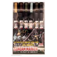 Mr Hobby - Gunze AMS-127 - Mr Hobby -Gunze Gundam Marker MSV Set