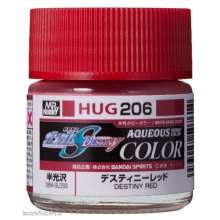 Mr Hobby - Gunze HUG-206 - Mr Hobby -Gunze AQUEOUS GUNDAM COLOR (10ml) DESTINY RED