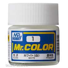 Mr Hobby - Gunze C-001 - Mr. Color (10 ml) White