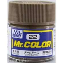 Mr Hobby - Gunze C-022 - Mr. Color (10 ml) Dark Earth