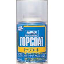 Mr Hobby - Gunze B-502 - Mr. Top Coat Semi-Gloss Spray (86 ml)