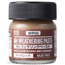 Mr Hobby - Gunze WP-05 - Weathering Paste Mud Red