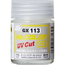 Mr Hobby - Gunze GX-113 - Mr. Color GX Super Clear III UV Cut Flat (18ml)