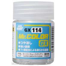 Mr Hobby - Gunze GX-114 - Mr. Color GX Super Smooth Clear Flat (18ml)