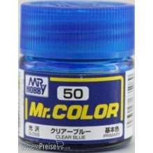 Mr Hobby - Gunze C-050 - Mr. Color (10 ml) Clear Blue