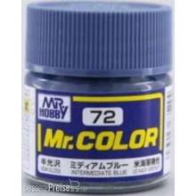 Mr Hobby - Gunze C-072 - Mr. Color (10 ml) Intermediate Blue