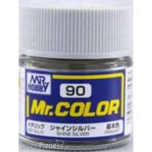 Mr Hobby - Gunze C-090 - Mr. Color (10 ml) Shine Silver